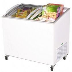 Bromic 1009mm wide Curved Glass Chest Freezer