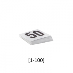 Ken Hands '32306' Table Numbers [1-100]