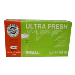 Ultra Fresh '468402S' Disposable Vinyl Gloves (Small)