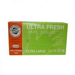 Ultra Fresh '468402XL' Disposable Vinyl Gloves (Extra Large)