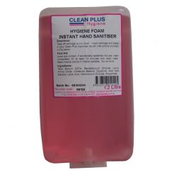 Clean Plus '96128' Instant Foaming Hand Sanitiser (6 x 1.2L)