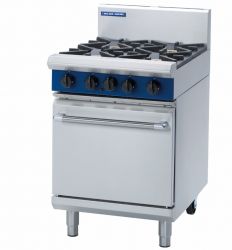 Blue Seal 4-Burner Cooktop with Oven Under