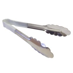 Ken Hands '12552' Colour-Coded Tongs (230mm, White)