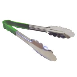 Ken Hands '12556' Colour-Coded Tongs (230mm, Green)
