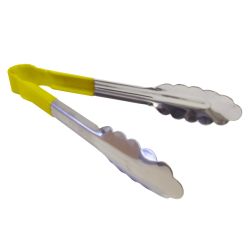 Ken Hands '12560' Colour-Coded Tongs (230mm, Yellow)