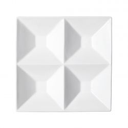Triple A 'M374' Square Divided Deep Plate 