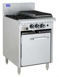 LUUS 2 Burner with 300mm wide Barbecue and Static Oven