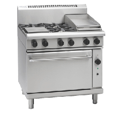 Waldorf '800 Series' Gas 4 Burner with 300mm Griddle and Convection Oven