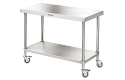 Mobile Work Bench with Shelf Under - 1200 x 700 x 900mm-
