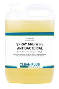Clean Plus '32502' Antibacterial Spray & Wipe (5L)