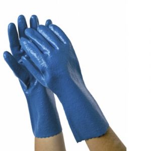 Gloves PVC Heavy Duty Blue 310mm -