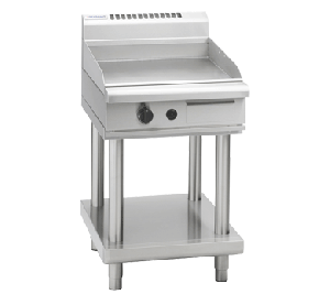 Waldorf '800 Series' 600mm Gas Griddle with Leg Stand